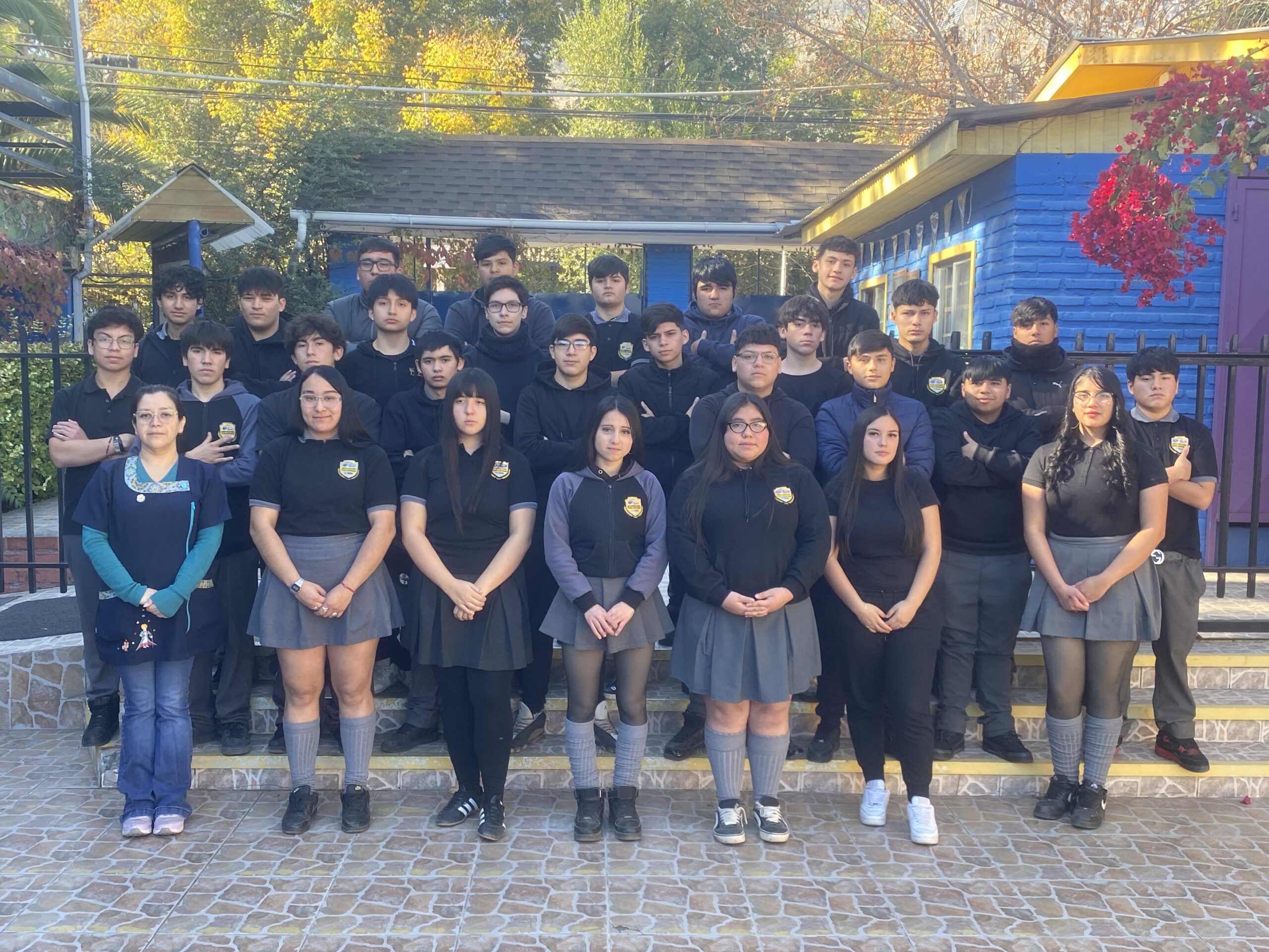Fotografía del curso 2° Medio C · Generación 2026